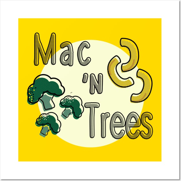 Mac and Trees WPH MEDIA Wall Art by WPHmedia